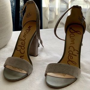 Sam Edelman Yaro 2 size 6M Suede Gray Sandal